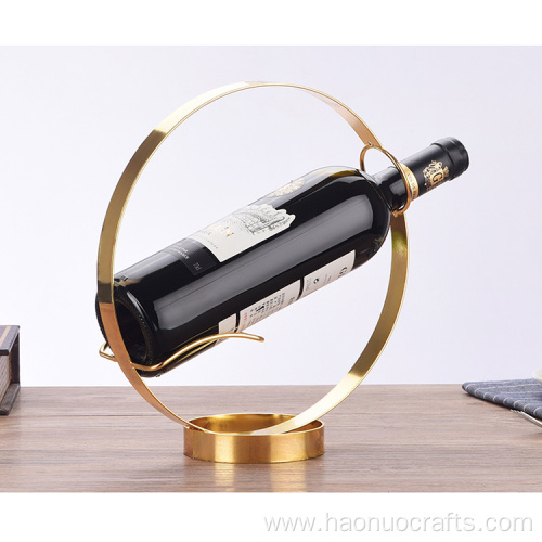 Household simple creative ornaments home wine bottle rack